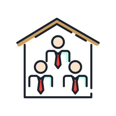 ofis organizasyon simge renk