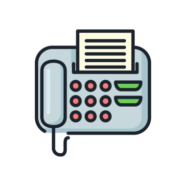 Office Faks simgesi renk