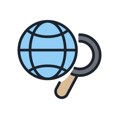 Global araştırma simge renk