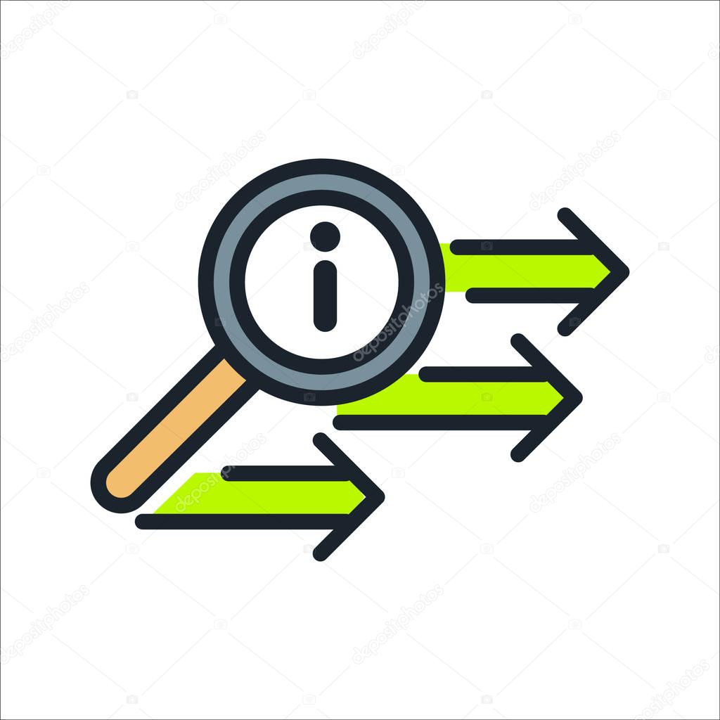 information query search icon