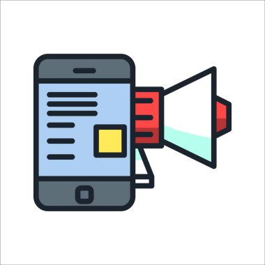 pazarlama aracı simge renk