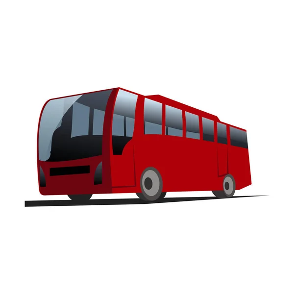 Disegno illustrazione autobus urbano — Vettoriale Stock