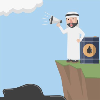 Arap bağırışları ve dökülen petrol