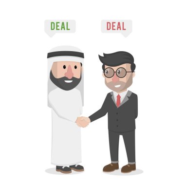 İki işveren alışveriş yapıyor.