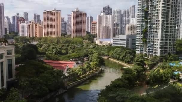 Timelapse de Singapura Edifícios — Vídeo de Stock