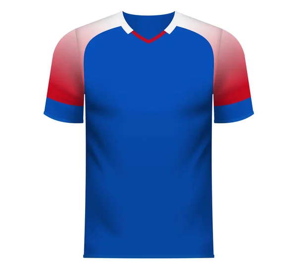 Camiseta deportiva Fan en colores genéricos de Islandia — Archivo Imágenes Vectoriales