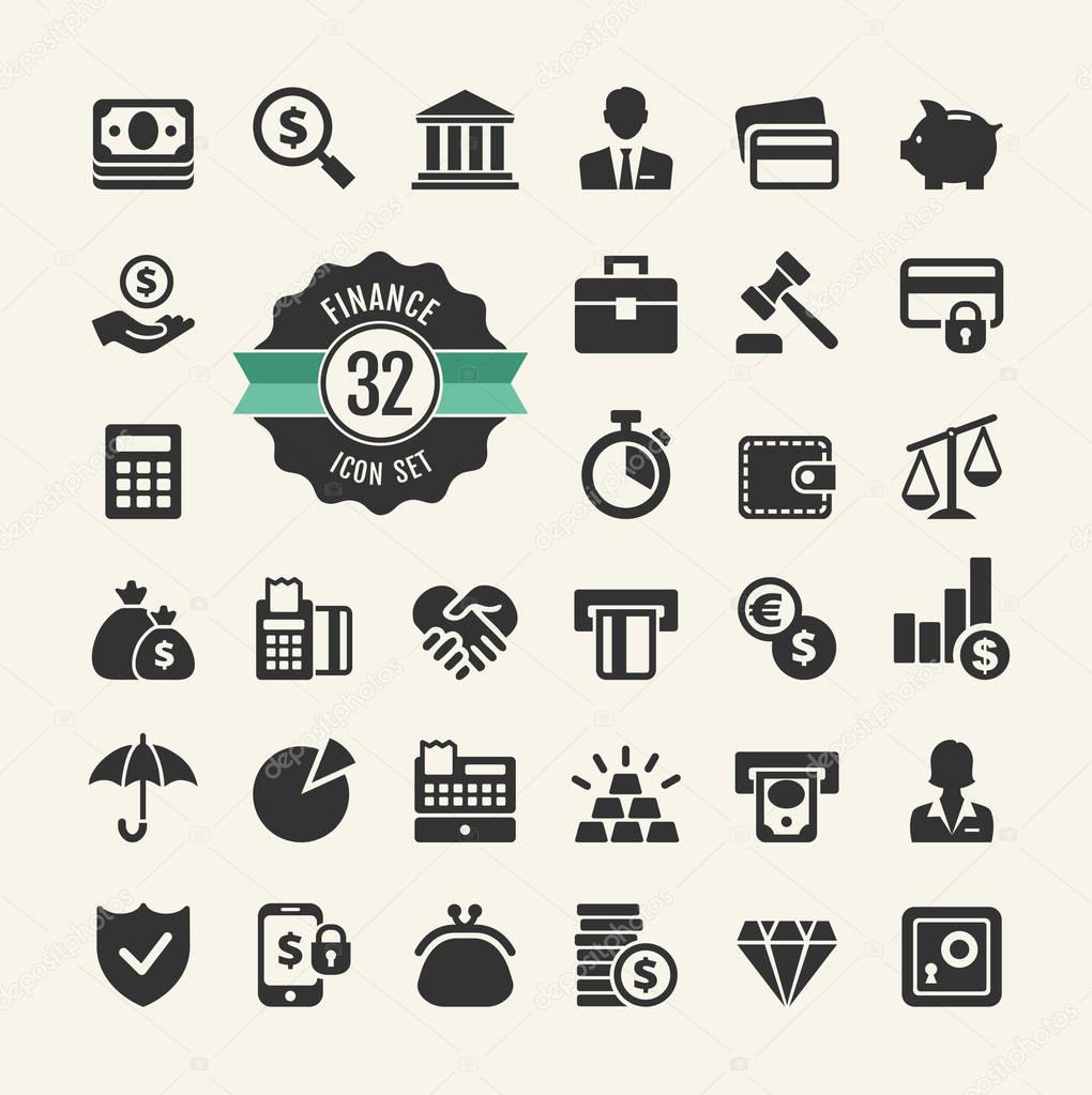 Money, finance, payments web Icon collection 