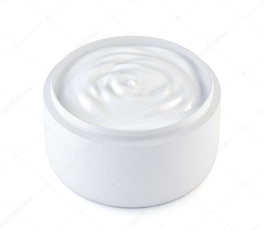 Jar of cosmetic cream