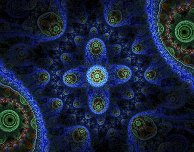 soyut fraktal görüntü