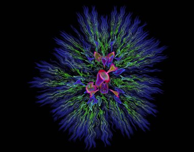 Absract fraktal görüntü