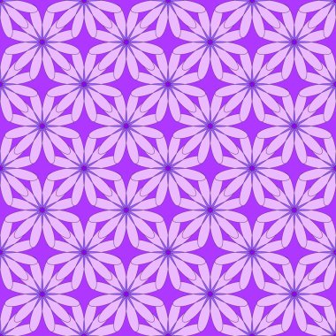 Mor arkaplanda pürüzsüz desen