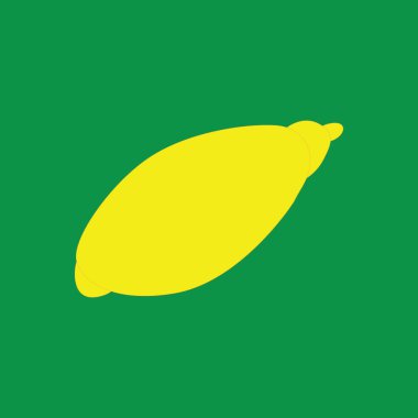 Yeşil arka planda limon