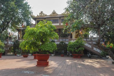 Da Nang, Vietnam 'daki Chua Phap Lam Budist tapınağı 