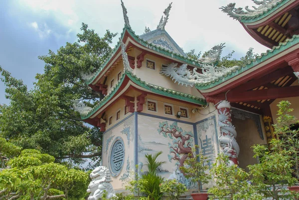 Tour Colorée Pagode Linh Ung Nang Vietnam — Photo