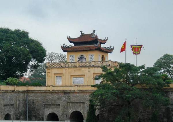 Doan Mon Brama Imperialnej Cytadeli Thang Long Hanoi Wietnam — Zdjęcie stockowe