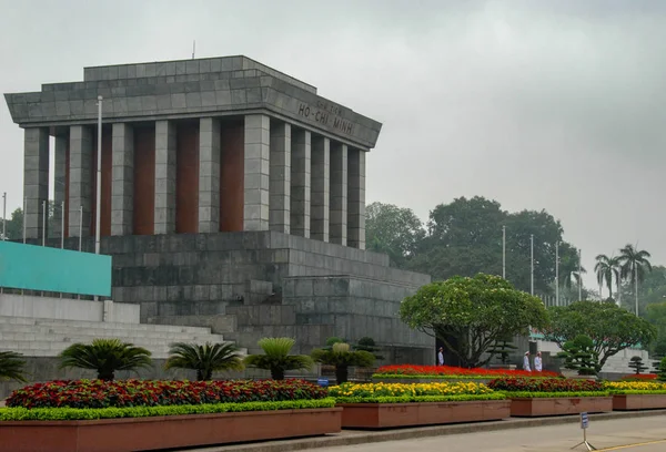 Hanoi, Vietnam için Ho Chi Minh Mausoleum ve Ba Dinh Meydanı 