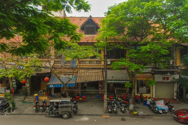 Leben Armen Häusern Hanois Straßen Vietnam — Stockfoto