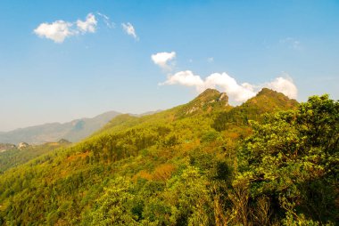 Sapa, Vietnam 'ın güzel doğası. 