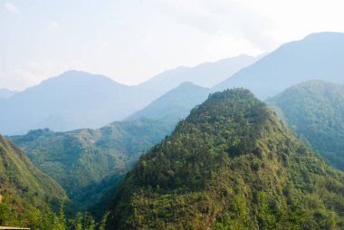 Sapa, Vietnam 'ın güzel doğası. 