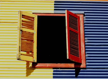Buenos Aires, Arjantin 'deki La Boca mahallesinin fotoğrafı