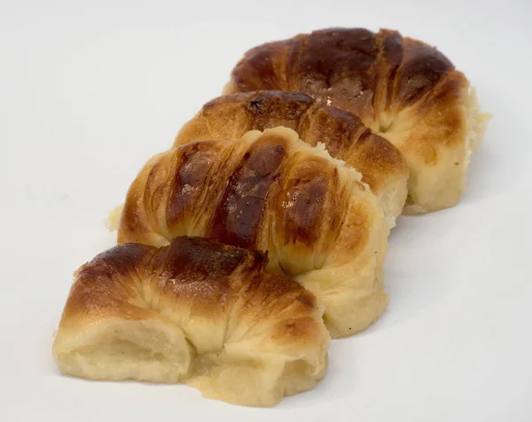 Piekarnia Croissanta Medialuna Manteca — Zdjęcie stockowe