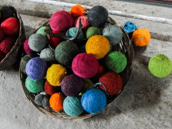 Production Natural Dyes Peru — Stock Photo, Image
