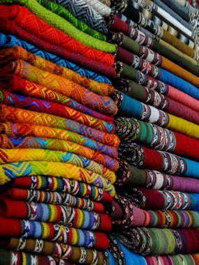 Peru 'da geleneksel kumaşlar