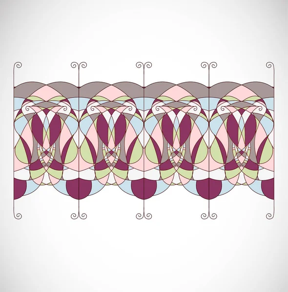 Vektorillustration mit Abstraktion. — Stockvektor