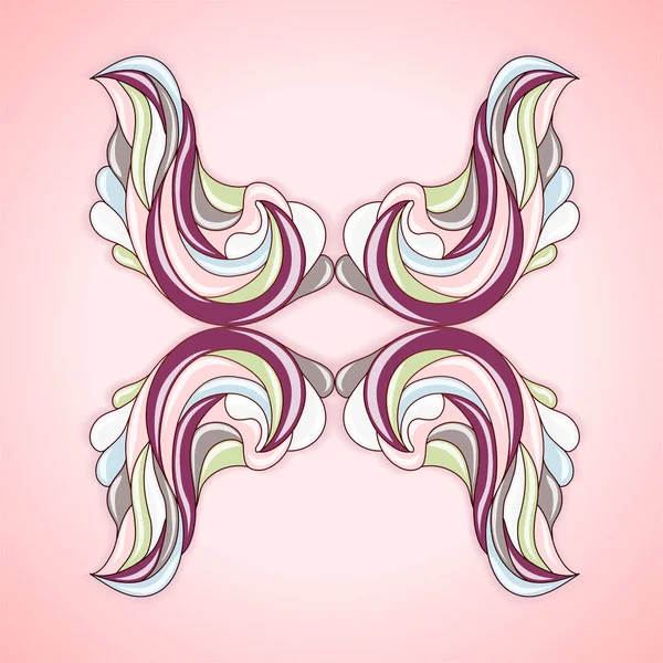 Soyut renkli çerçeve.