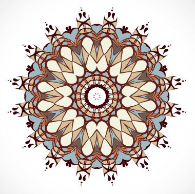 Soyut Rosette ile vektör illüstrasyonu.