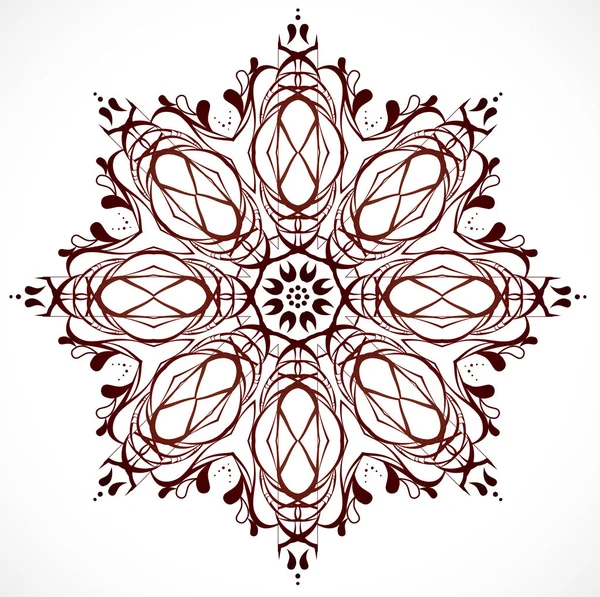 Soyut Rosette ile vektör illüstrasyonu.