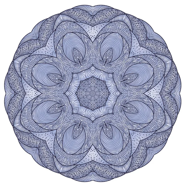 Vector illustratie met abstracte rozet. — Stockvector