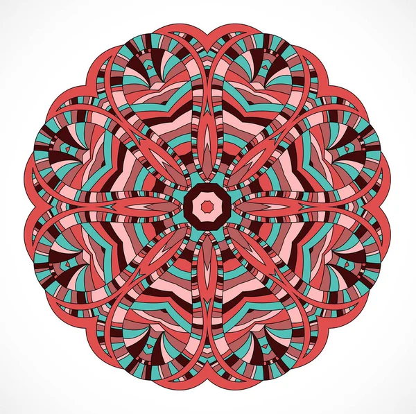 Élément Coloré Abstrait Ornement Illustration Version — Image vectorielle
