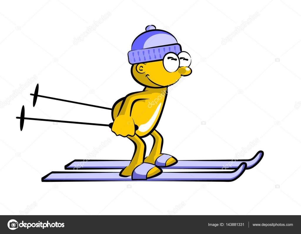 Humor Skifahren Karikatur BlageusFree