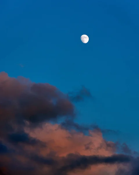 Ffull Moon Clouds Sky — 스톡 사진