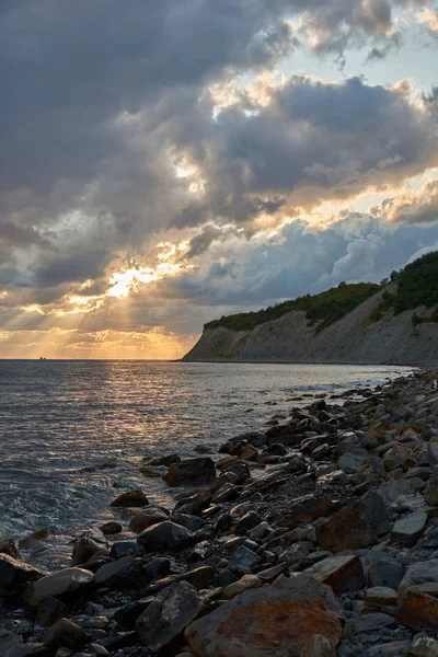 黒海に沈む夏の夕日 — ストック写真