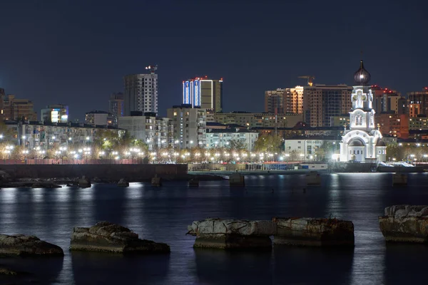 Night View Promenade City — Stock Photo, Image