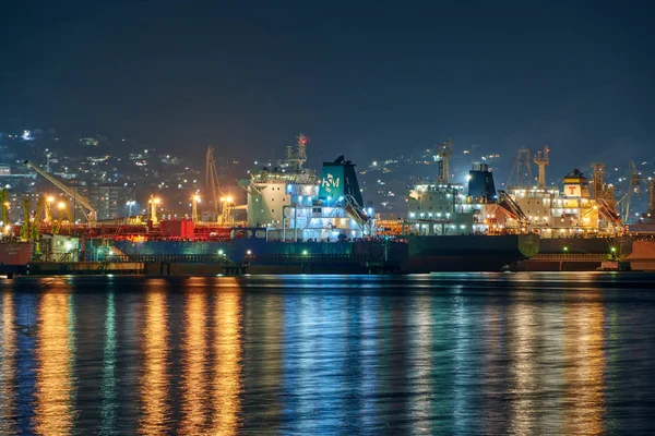 Porto Marítimo Comercial Novorossiysk — Fotografia de Stock