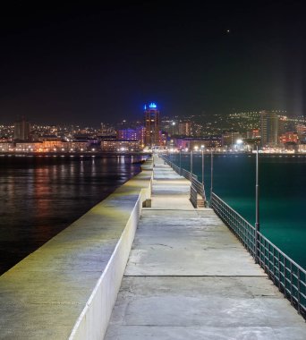 seaport pier of Novorossiysk