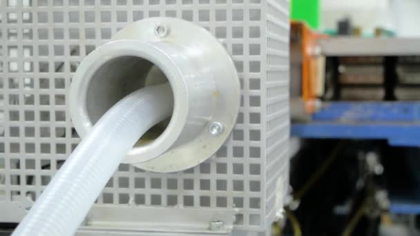 Fabbricazione Prodotti Plastica Ventilazione Artificiale Dei Polmoni Ventilazione Polmonare Respirazione — Video Stock