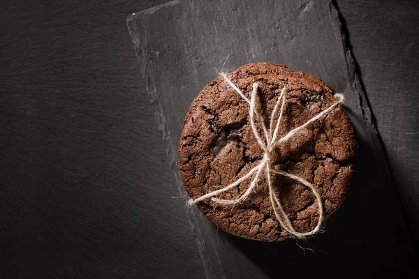 Biscoitos de chocolate americano — Fotografia de Stock