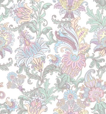 Çiçek süsü ile kusursuz desen 