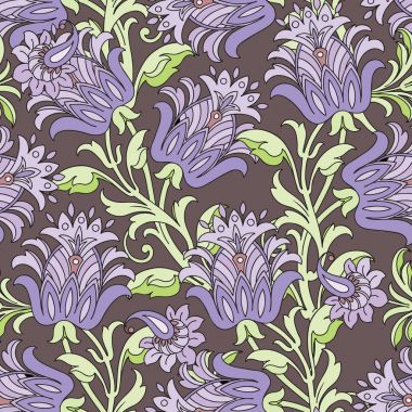 Çiçek süsü ile kusursuz desen 