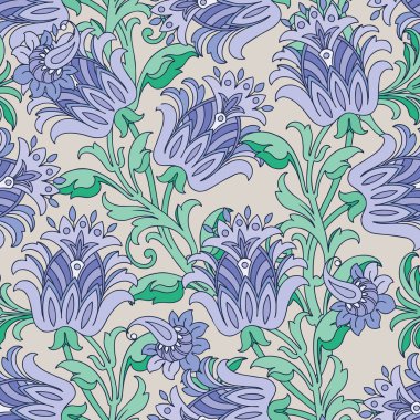 Çiçek süsü ile kusursuz desen 