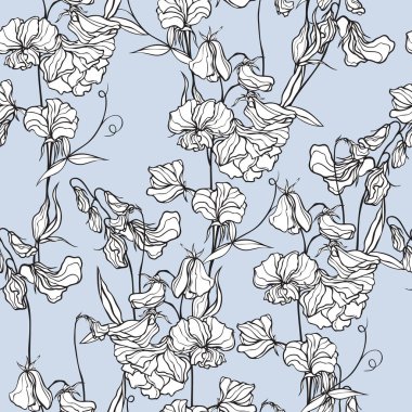 çiçek orkide ile Seamless Modeli