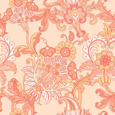 Çiçek süsü ile kusursuz desen