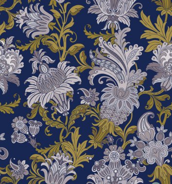 Çiçek süsü ile kusursuz desen