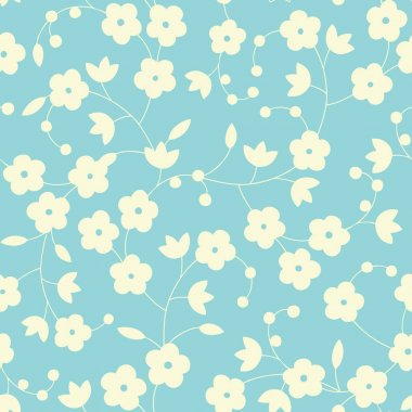 Çiçek süsü ile kusursuz desen