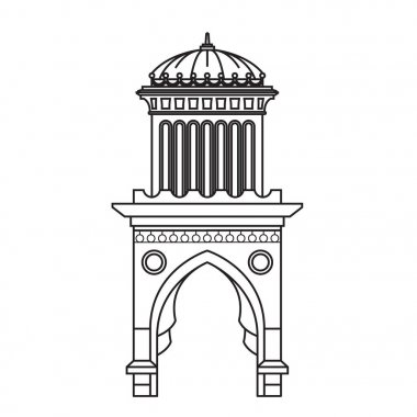 Vintage kemer vektör. 