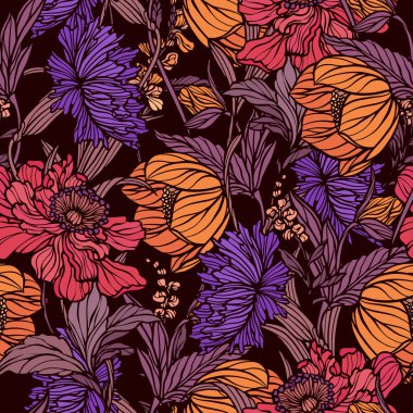 çiçek gül ile Seamless Modeli